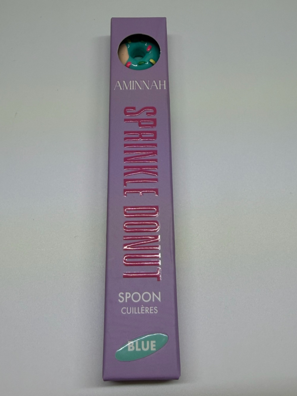 Amininah Sprinkle Blue Donut Spoon